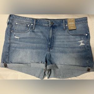 Madewell plus size denim shorts